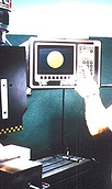 Retrofit CNC Machine Cutting a Circle