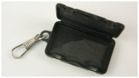 polypropylene (PP) business card holder prototype hinge_view