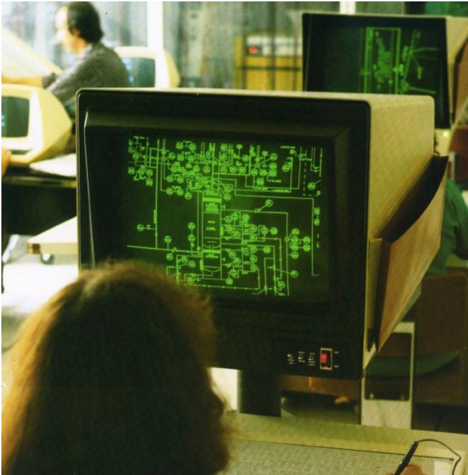 CADDS3 2D Drafting System by Computervision Inc.