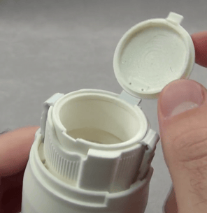 Novel prototype bottle from CAD concept