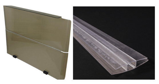 Gold Cart Windshield Living Hinge 