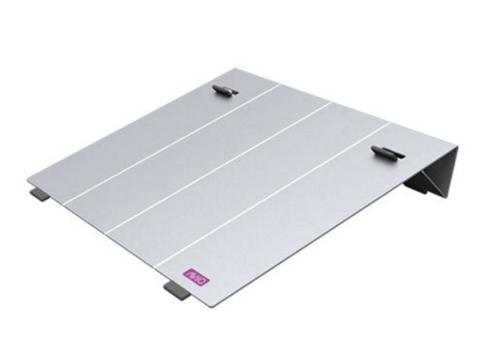 Hylite metal-like material with living hinge