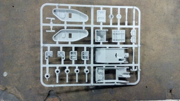 Injection Molded Toy Tank Prototype Parts