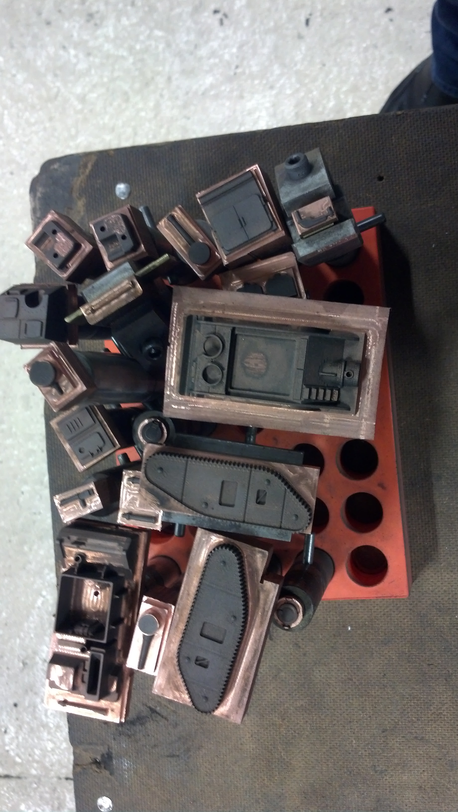 Injection molded tank toys