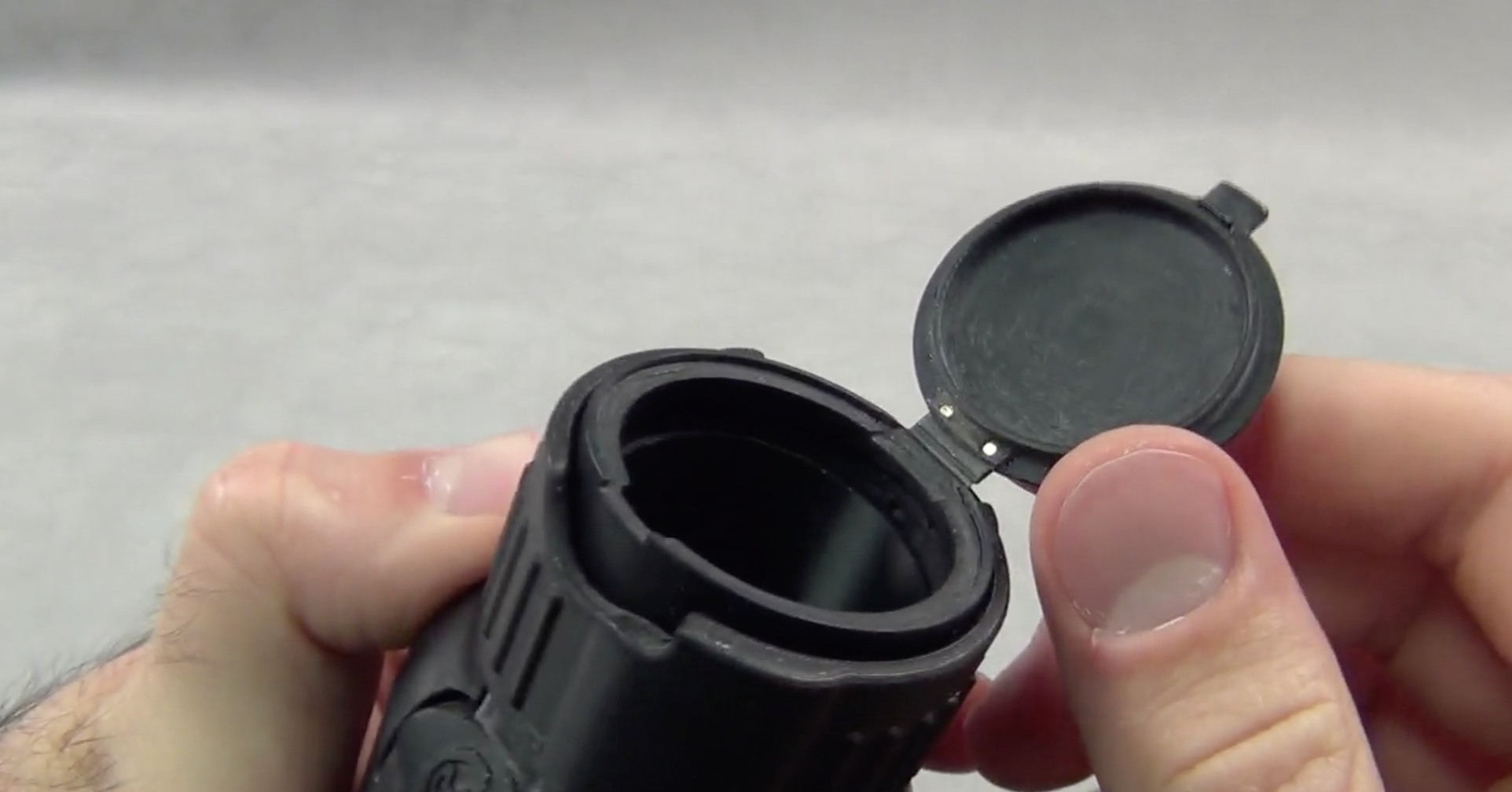 Child Safe Bottle Cap With Prototype Living Hinge